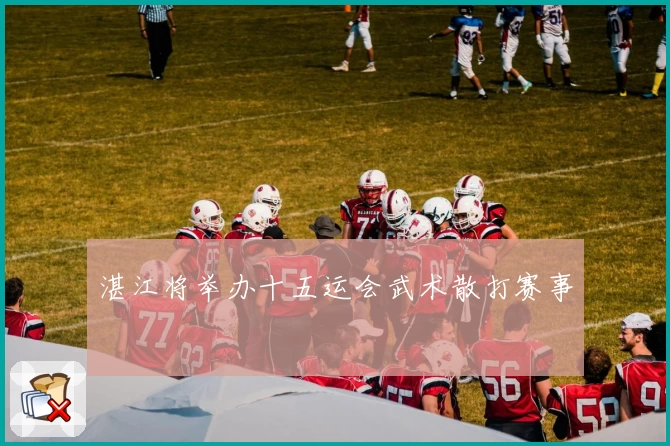 湛江将举办十五运会武术散打赛事